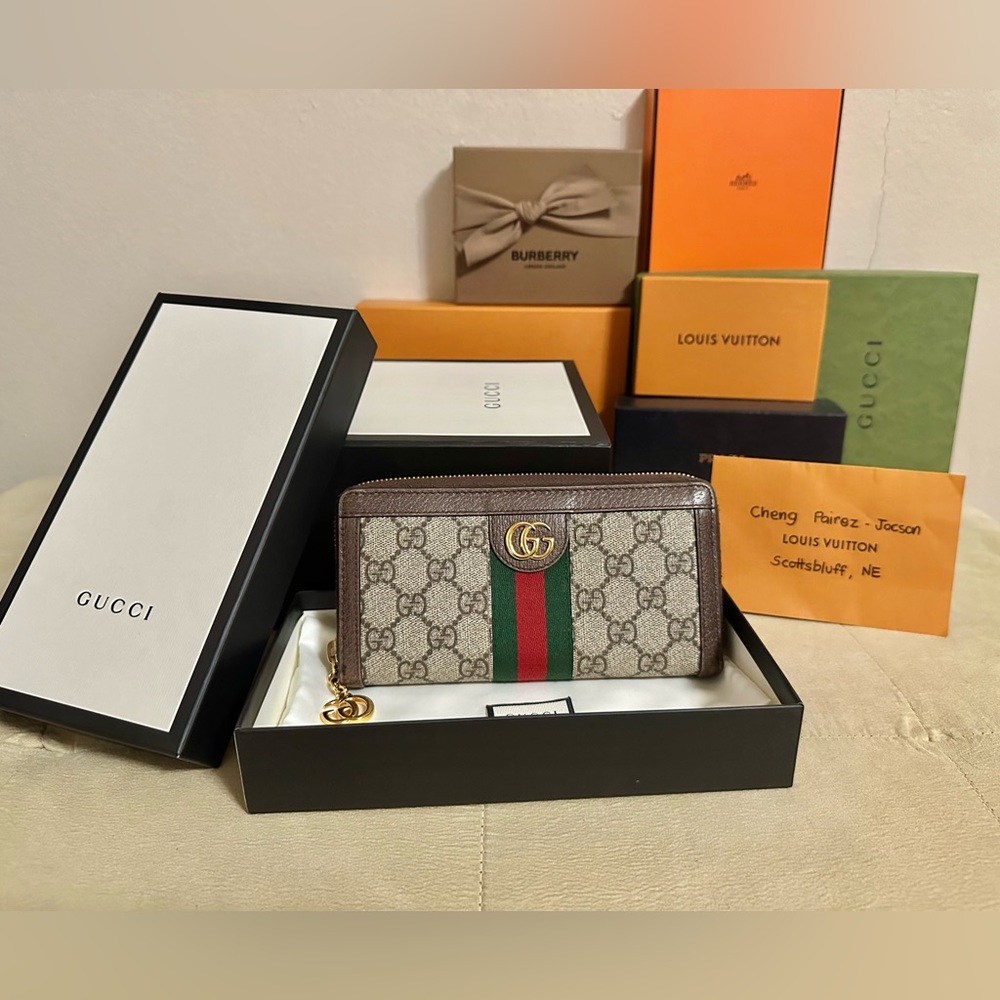 Gucci Ophidia Zippy wallet